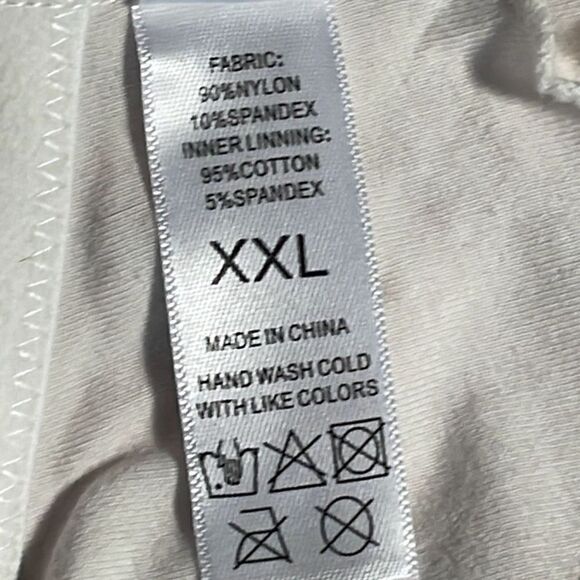 Luvlette white lace stretch bra XXL - Picture 9 of 11